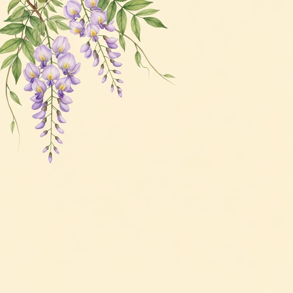 Hanging wisteria